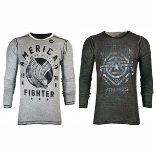 AMERICAN FIGHTER Men's Reversible Thermal shirt FORT HAYS Athletic Biker