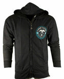 Xtreme Couture By AFFLICTION Sweat Shirt Jacket KNOCK OUT ZIP HOODIE Biker