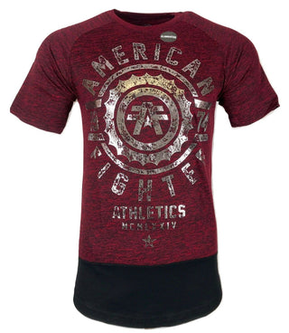 AMERICAN FIGHTER Mens T-Shirt FAIR GROVE Premium Athletic Biker