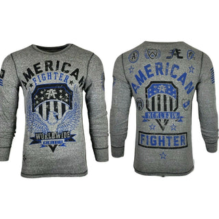 AMERICAN FIGHTER Men's L/S T-Shirt ELMHURST THERMAL Athletic Biker