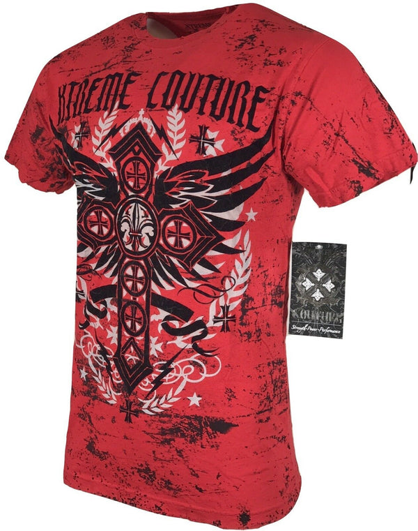 XTREME COUTURE by AFFLICTION Men T-Shirt STATUS UNKNOWN Biker MMA GYM S-3X