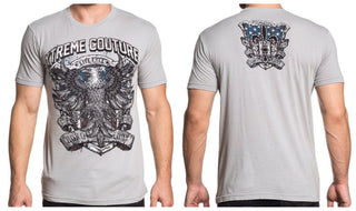 XTREME COUTURE by AFFLICTION Men T-Shirt XTREME PATRIOT Eagle Biker MMA GYM $40