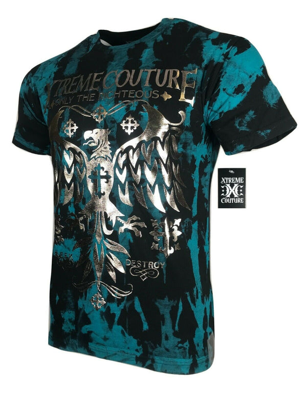 XTREME COUTURE by AFFLICTION Men T-Shirt STEEL MILL Biker MMA Gym S-4X