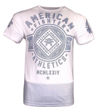 AMERICAN FIGHTER Mens T-Shirt CHESTNUT Premium Athletic Biker MMA Gym 1A