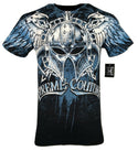 Xtreme Couture by Affliction Men's T-Shirt DEALER Biker Black MMA S-5X