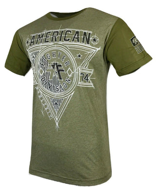 AMERICAN FIGHTER Mens T-Shirt SIENA HEIGHTS Athletic Biker COLORS Gym 20