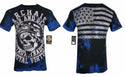 ARCHAIC by AFFLICTION Men's T-Shirt DEATH RACER Skull Wings MMA Biker