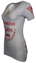 AMERICAN FIGHTER Women's T-Shirt ALLEGIANCE Athletic Biker MMA