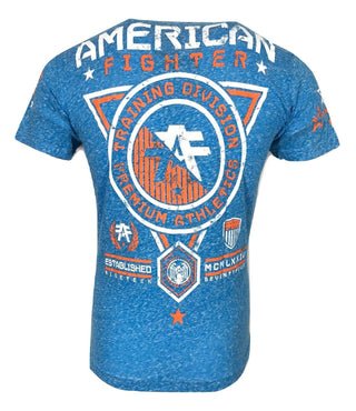 AMERICAN FIGHTER Mens T-Shirt MASSACHUSETTS Athletic Premium Biker