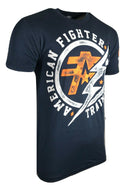 AMERICAN FIGHTER Mens T-Shirt HERITAGE Premium Biker Navy MMA Gym 14