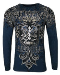 Xtreme Couture by Affliction Men's Thermal shirt Libertarian biker