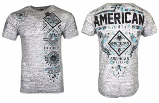 AMERICAN FIGHTER Mens T-Shirt MCCORMICK DT TEE Athletic Biker MMA Gym 6A