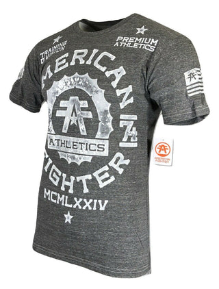 AMERICAN FIGHTER Mens T-Shirt MARYLAND Athletic Biker Gym SPORT casual 3A