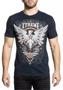 XTREME COUTURE DIVIDE & CONQUER Men's T-Shirt Navy/White