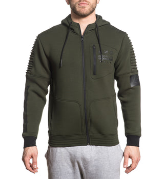 AMERICAN FIGHTER PROXIMITY Men's L/S ZIP HOODIE