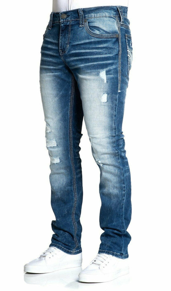 American Fighter Men's Denim Jeans Defender Void Scorpio Blue