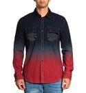 AMERICAN FIGHTER Men's Button Down Shirt INDICATION