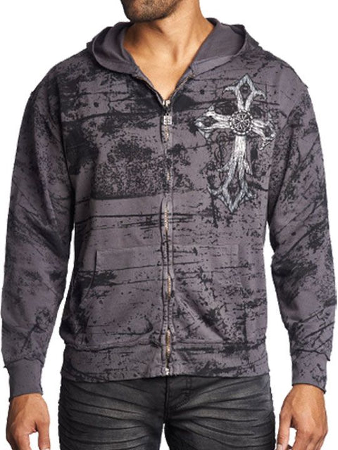 Xtreme Couture by Affliction Men's Hoodie SUPERIOR HEIST | fashion