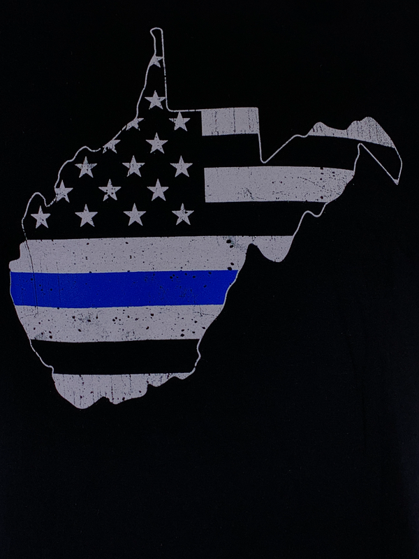 Howitzer Clothing Men's T-Shirt WEST VIRGINIA BLUE