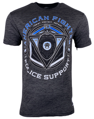 AMERICAN FIGHTER Men's T-Shirt S/S STATE LINE TEE Athletic MMA