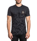 AFFLICTION Men's T-Shirt S/S FOREVER CROSS Tee Black Label Biker