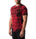 Affliction Men's T-shirt DARK SERPENT Biker Red