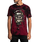 AFFLICTION Men's T-Shirt S/S Reversible MEDUSA REVENGE Black Label Biker MMA