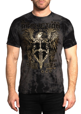 Affliction Men's T-Shirt COPPER CASING Premium Biker Biker