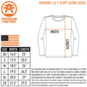 AMERICAN FIGHTER Women's T-Shirt L/S LANDER GALAXY Tee Biker
