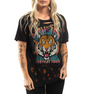 Affliction Women's T-Shirt Rock The Tigers Storm