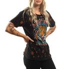 Affliction Women's T-Shirt Rock The Tigers Storm