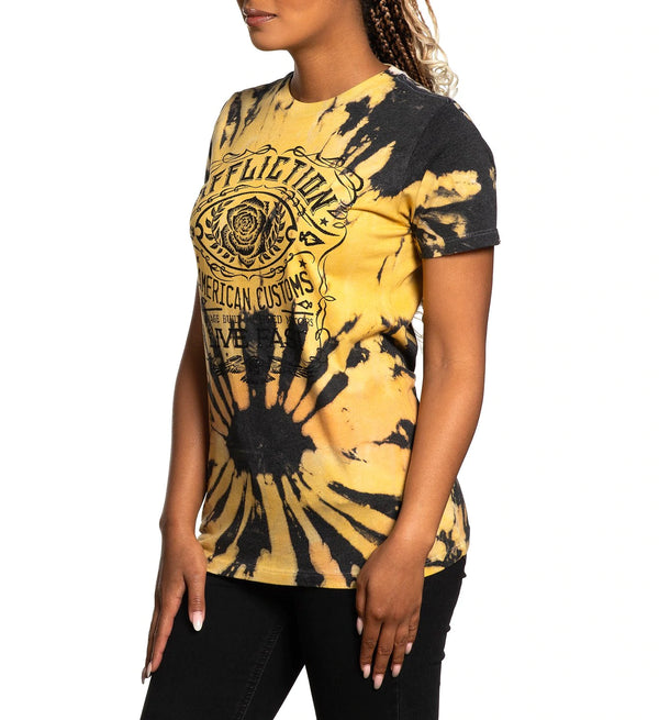 Affliction Women's T-Shirt ACMC ROSE