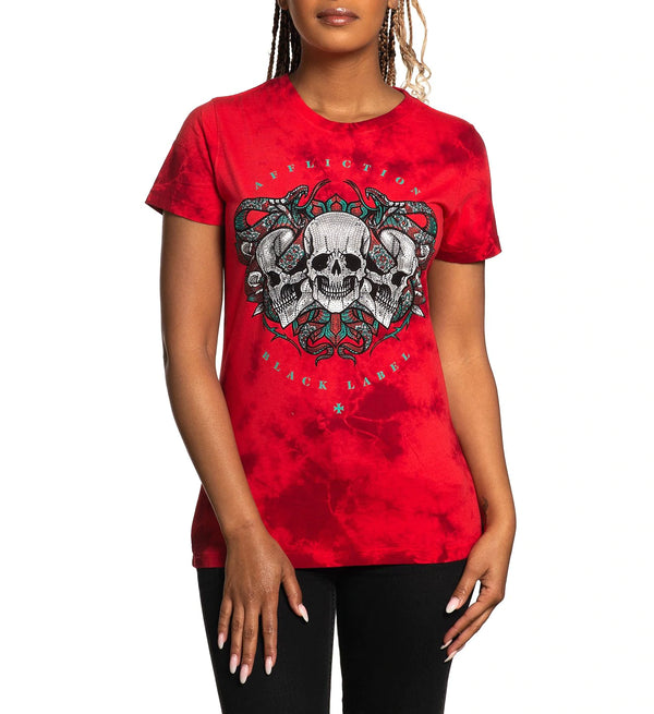 Affliction Women's T-Shirt POISON SOUL Black Label Collection