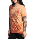 Affliction Women's T-Shirt Tragic Love Scoop Neck   ^