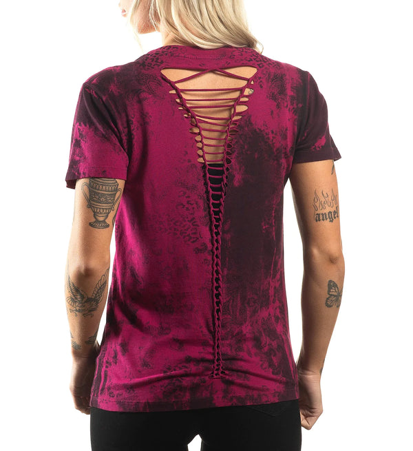 Affliction Women's T-Shirt Diamondhead ^