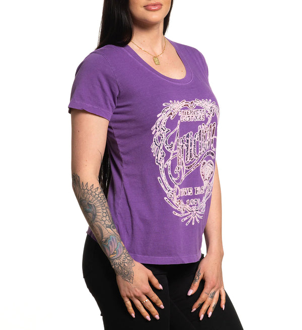 Affliction Women's T-Shirt Ac Betrothed   ^