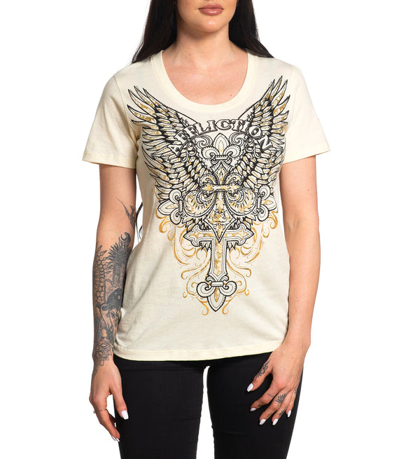 Affliction Women's T-Shirt Opus  ^