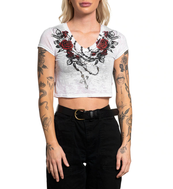 Affliction Women's T-Shirt Amber Rose