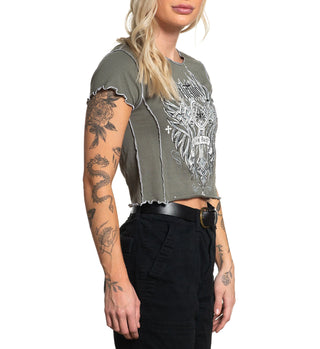 Affliction Women's T-Shirt WIDOWMAKER