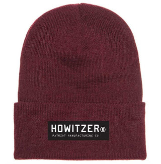 Howitzer Style Men's Beanie Howitzer Bar Military Grunt Black