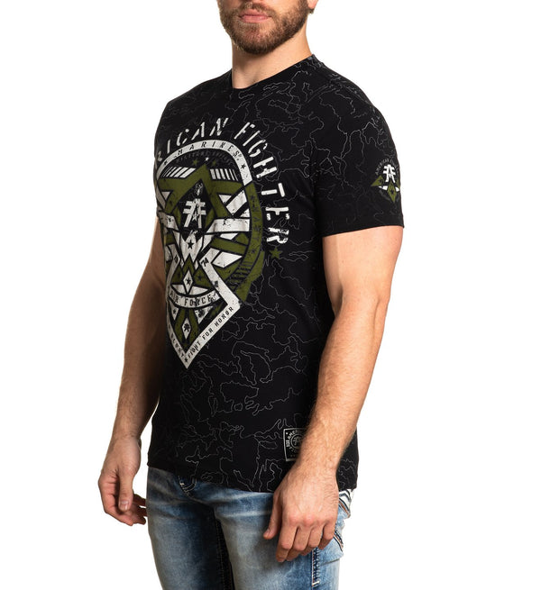 AMERICAN FIGHTER Men's T-Shirt S/S DEERBROOK TEE Athletic MMA