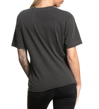 AFFLICTION Women's T-Shirt S/S BLACK HILLS Tee Biker