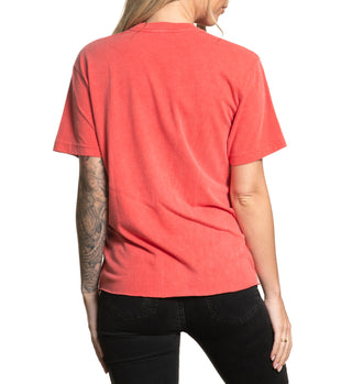 AFFLICTION Women's T-Shirt S/S AC DEMONS Tee Biker