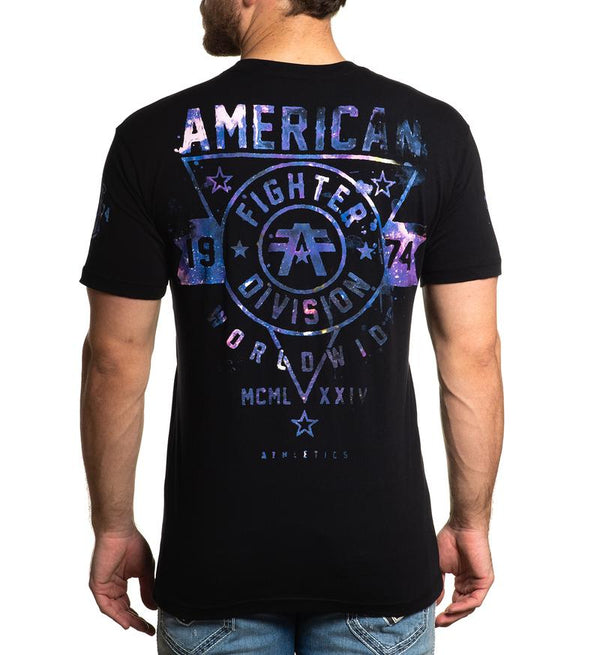 AMERICAN FIGHTER SILVER LAKE GALAXY Men's T-Shirt *