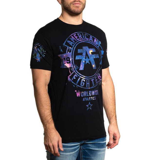 AMERICAN FIGHTER SILVER LAKE GALAXY Men's T-Shirt *