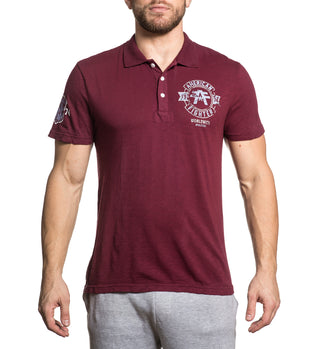 AMERICAN FIGHTER SILVER LAKE ARTISAN Men's Polo S/S *