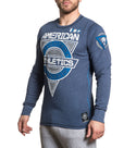 AMERICAN FIGHTER Men's Thermal L/S GROVE WEATHERED TEE Athletic MMA