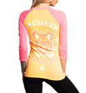 AMERICAN FIGHTER Women's T-Shirt ATHENS RAGLAN Tee Biker