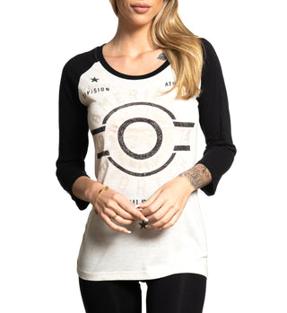 AMERICAN FIGHTER Women's T-Shirt FAIR GROVE RAGLAN Tee Biker