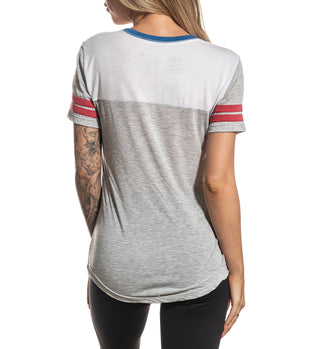 AMERICAN FIGHTER Women's T-Shirt S/S ANNA MARIA Tee Biker